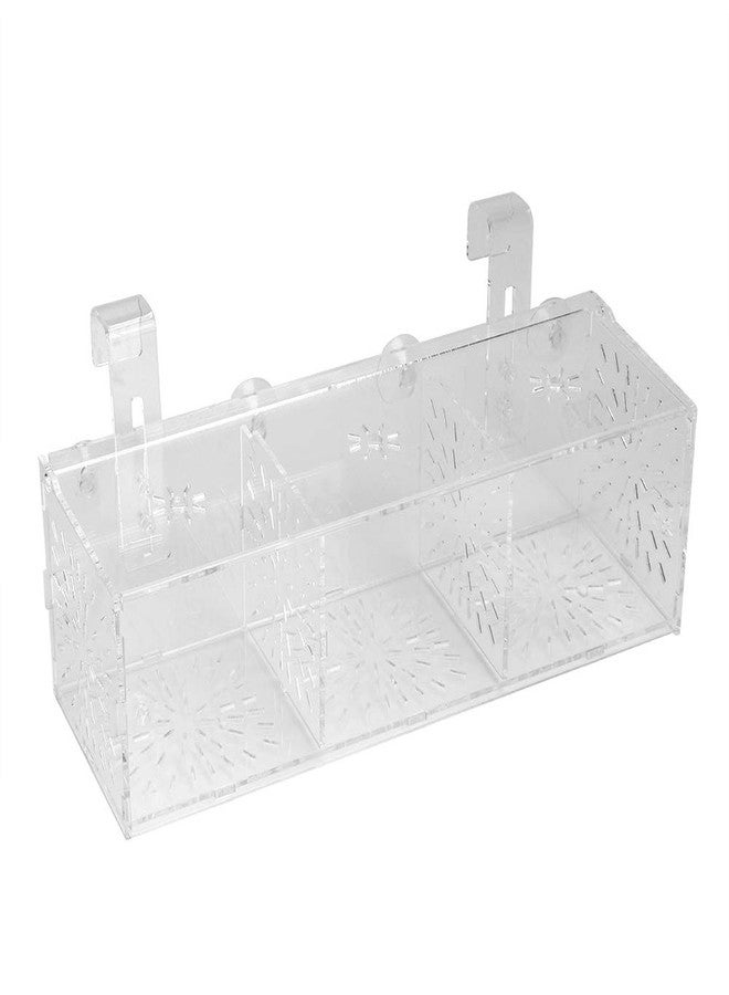 Hffheer Fish Breeding Isolation Box Aquarium Acclimation Hatchery Incubator Acrylic Transparent Aquarium Hatchery Incubator Holder(30CM*10CM*10CM) - Image 1